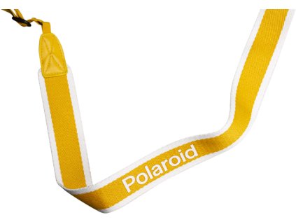 56591 polaroid camera strap flat yellow stripe