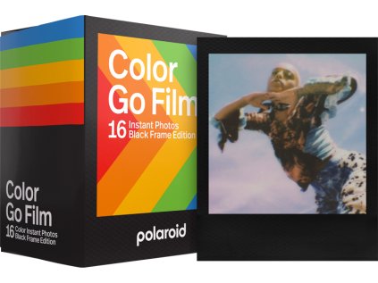 56699 polaroid go film double pack 16 photos black frame