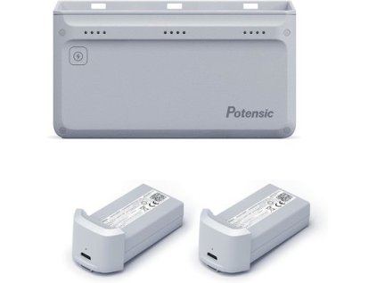 397608 potensic 3 polohova rychlonabijacka pre atom 4k 60w more power sada so sietovym adapterom a 2x bateriami