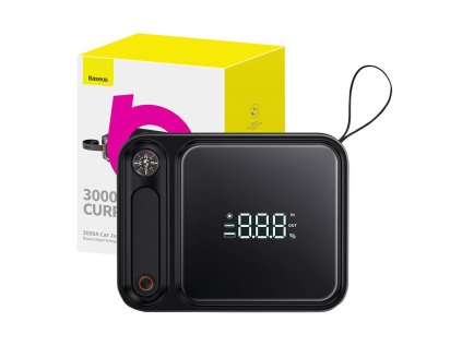 477002 powerbanka starter baseus super energy ultra starter do auta 3000 a cierna