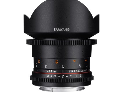 Samyang 14mm T3.1 VDSLR ED AS IF UMC II Canon EF