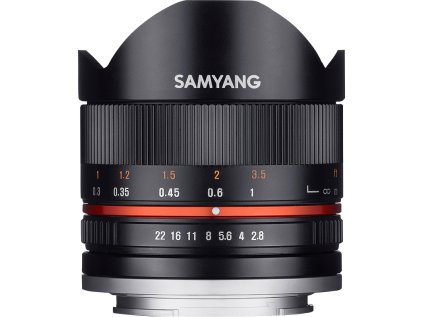 57206 samyang 8mm f 2 8 umc fish eye ii canon m black