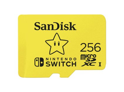 46545 sandisk nintendo switch micro sdxc 256 gb 100 mb s a1 c10 v30 uhs 1 u3