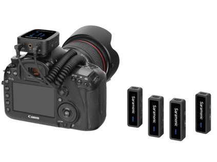 58352 saramonic blink 500 pro b8 2 4ghz bezdratovy 4kanalovy mikrofonni system