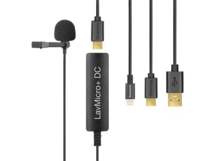 58253 saramonic lavmicro dc klopovy mikrofon se 3 konek