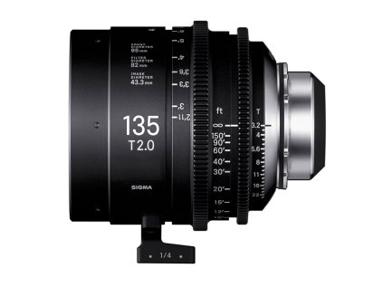 39657 sigma cine 135 mm t2 ff f ap2 metric itechnology pre arri pl