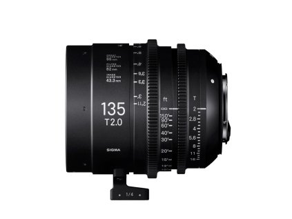 40407 sigma cine 135 mm t2 ff f ve metric pre sony e