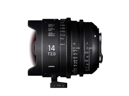 40398 sigma cine 14 mm t2 ff f ve metric pre sony e