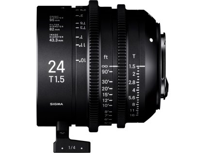 48861 sigma cine 24 mm t1 5 ff fl f ve metric fully luminous pre sony e