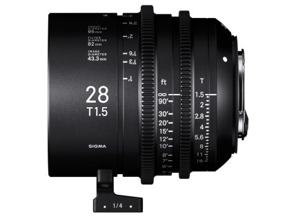 40974 sigma cine 28 mm t1 5 ff f ve metric pre sony e