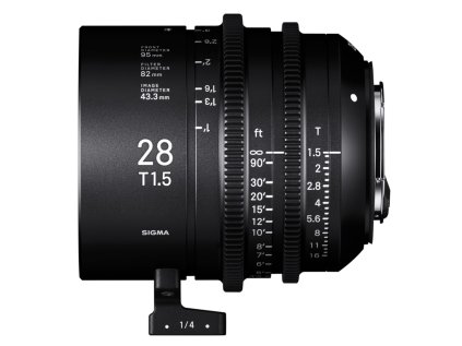 39606 sigma cine 28 mm t1 5 ff fl f ce metric fully luminous pre canon ef