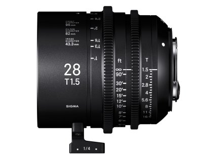 42048 sigma cine 28 mm t1 5 ff fl f ve metric fully luminous pre sony e