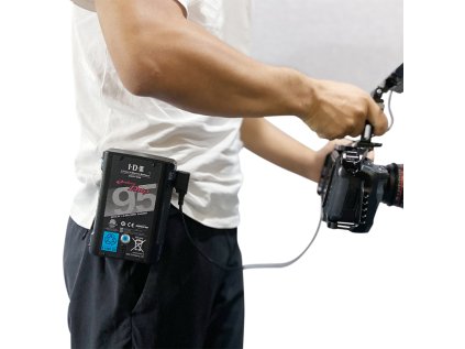 60032 smallrig 2990 battery plate v mount w belt clip