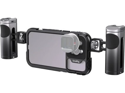 60941 smallrig 4078 mobile video cage kit dual handheld for iphone 14 pro max