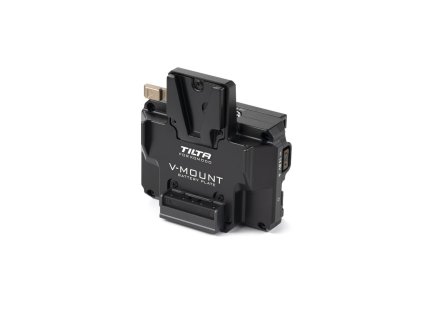 357126 tilta dvojity adapter baterie canon bp na v mount pre red komodo vertikalny cierny