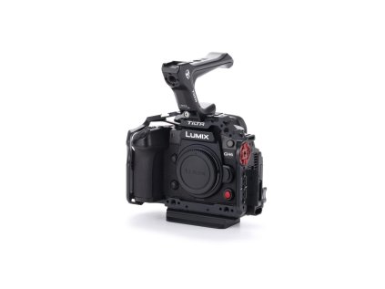 359094 tilta klietka na fotoaparat pre zakladnu supravu panasonic gh6 cierna