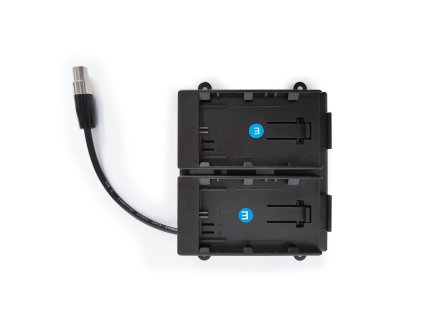 360234 tvlogic drziak baterie pre monitor vfm 055a seria canon lp e6 dslr eos 5d 7d