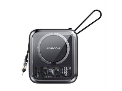 477479 magneticka power banka joyroom jr l007 icy 10000mah lightning cierna