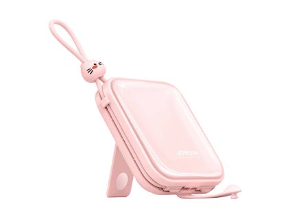 477512 power bank joyroom jr l009 cutie 10 000 mah 12 w ruzova