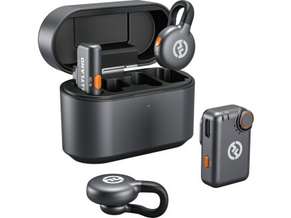 498560 hollyland lark m2s mini combo bezdrotovy klopovy mikrofon mini combo space grey