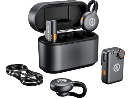 498557 kombinovany bezdrotovy lavalierovy mikrofon hollyland lark m2s vesmirne seda