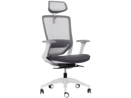 521486 kancelarska stolicka swift sedy plast tmavo seda latka