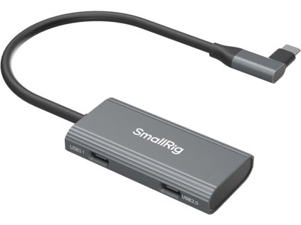 489938 smallrig 4598 usb c hub 4 v 1 pd usb c 3 1 usb c 2 0 so zvukovym adapterom