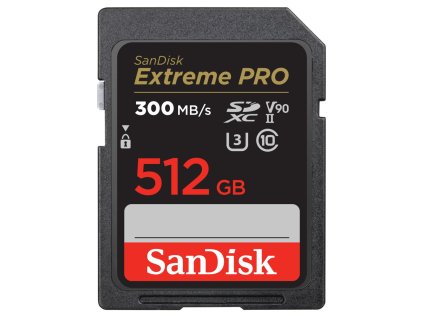 523826 sandisk extreme pro 512 gb sd uhs ii v90