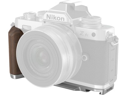 490610 smallrig 4803 drevena rukovat v tvare l pre nikon z fc silver