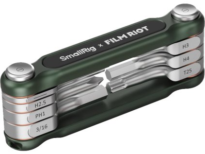 489944 smallrig 4812 x film riot 7 v 1 sada skladacich klucov s viacuhlovym polohovanim zelena