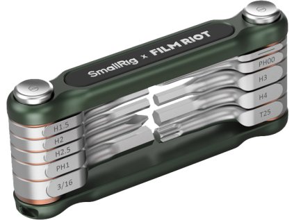 489956 smallrig 4814 x film riot suprava skladacich klucov 10 v 1 s viacuhlovym polohovanim zelena