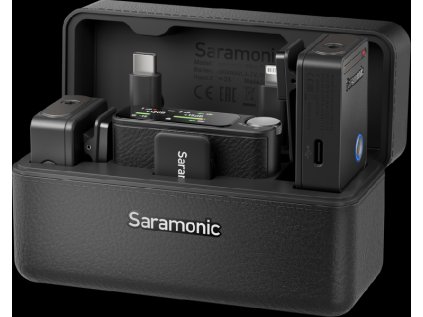 491591 saramonic ultra black vratane mikrofonov lavalier