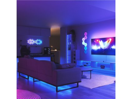 503390 nanoleaf 4d tv screen mirror lightstrips starter kit 5 2m for tv up to 85 216cm