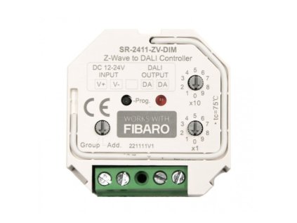 fibaro z wave to dali controller