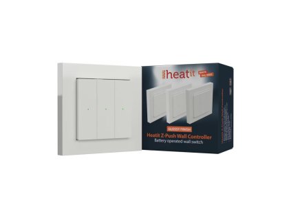 heatit z push wall controller white ral 9003