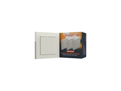 heatit z push wall controller white ral 9010 leskla