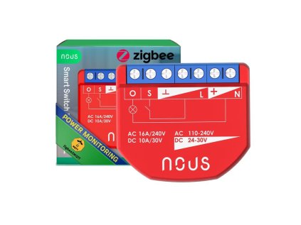 nous b2z zigbee smart spinaci modul 1 kanal meranie spotreby