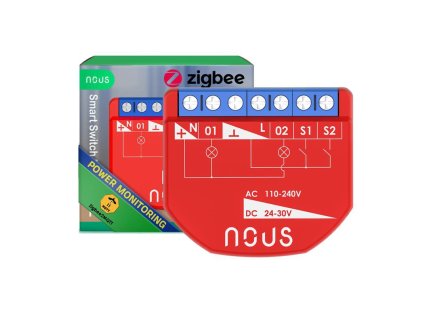 nous b3z zigbee smart spinaci modul 2 kanaly meranie spotreby