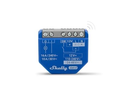 shelly 1 gen4 spinaci modul 1x 16a wifi bluetooth zigbee matter