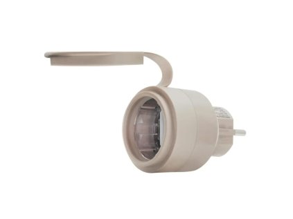 shelly outdoor plug s gen3 mocha vonkajsia zasuvka s meranim spotreby wifi bluetooth