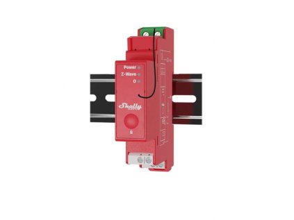 shelly qubino wave pro 1pm spinaci modul s meranim spotreby 1x 16a z wave