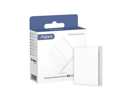 aqara wireless remote switch h1 double rocker wrs r02 zigbee dvoj tlacidlovy bateriovy vypinac