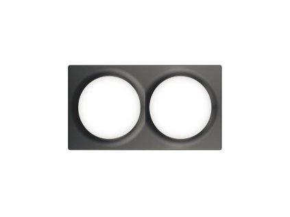 dvojramik pre vypinace walli fibaro walli double cover plate anthracite fg wx pp 0003 8