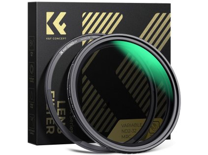 607046 k f concept k f 52mm nano x magneticky variabilny nd2 32 filter hd vodeodolny odolny proti poskriabaniu zeleny povlak