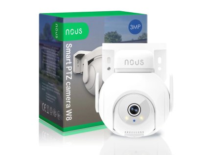 nous w8 wifi smart ptz vonkajsia ip kamera 3mp tuya