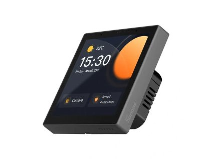 sonoff nspanel pro riadiaci panel inteligentnej domacnosti 86 mm eu typ tmavosivy