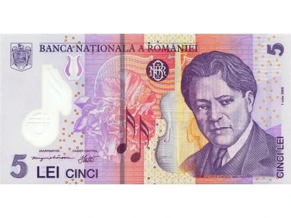 5 lei. Romania, 2005 a