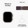 316128 8 apple watch ultra 2 gps cellular 49mm titanium case with indigo alpine loop small