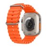 316398 2 apple watch ultra 2 gps cellular 49mm titanium case with orange ocean band