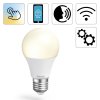53400 11 hama smart wifi led ziarovka e27 10 w biela stmievatelna